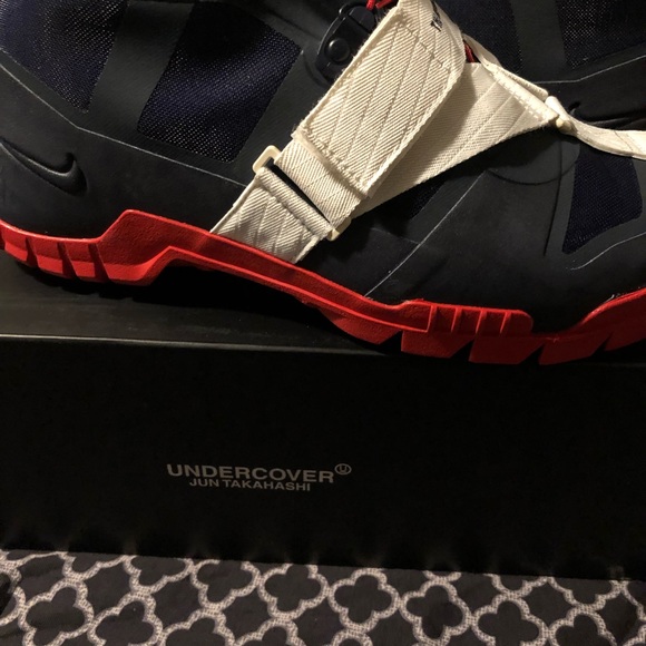 NIKE SFB MOUNTAIN X UNDERCOVER BOOTS NAVY BLUE RED OBSIDIAN SZ 10 NEW WARRIOR - Picture 10 of 16